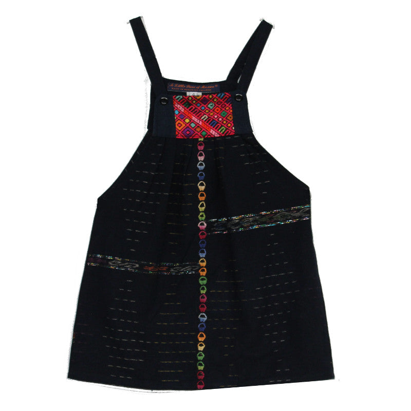 Girls dress cotton with back-strap loom weaving